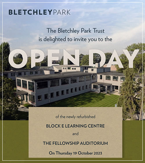 Open Day, Block E Learning Centre, Bletchley Park